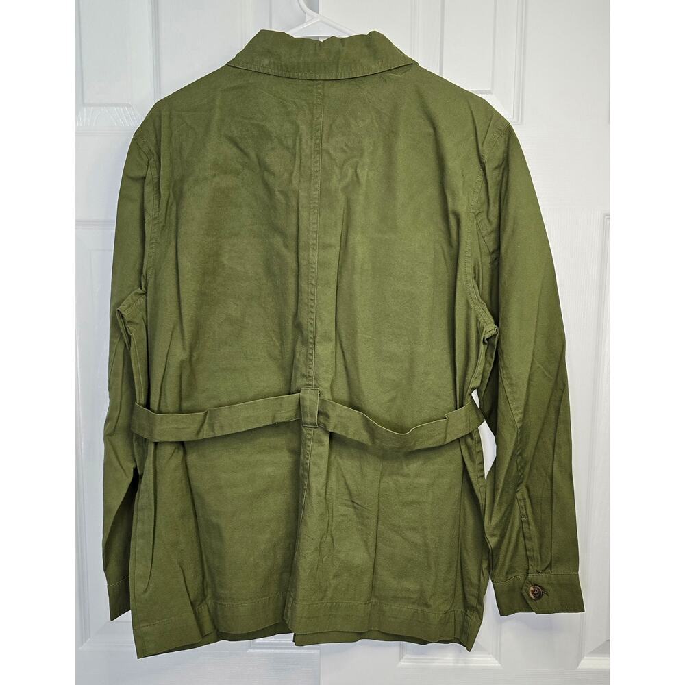 A New Day Women's Olive Green Utility Trucker Jacket- Size XL - Picture 2 of 5